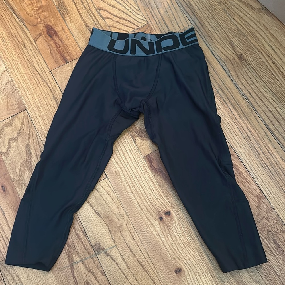 Black Under Armour Tights / Leggings - Size Youth Small